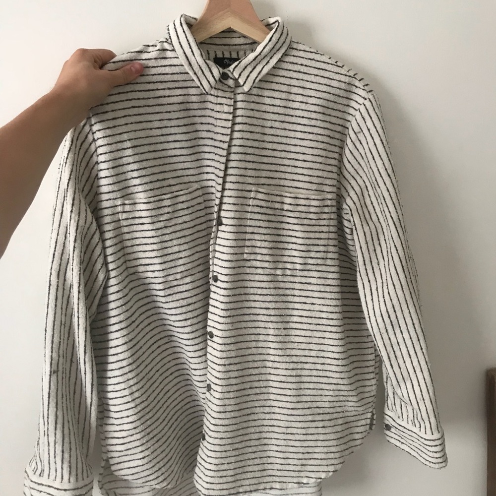 Madewell wool shirt. Like new.